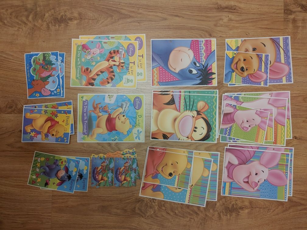 Kubuś Puchatek karteczki do segregatora zestaw kolekcjonerskie Winnie