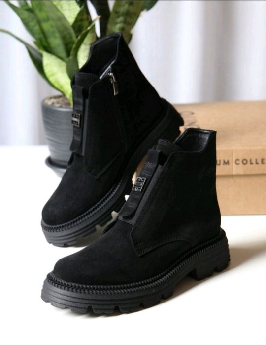 Нові ! Черевики взуття утеплене замш жіночі