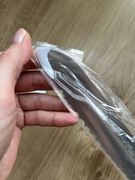 Nóż Gerlach do pieczywa, chleba nowy stal nierdzewna duży ząbkowany