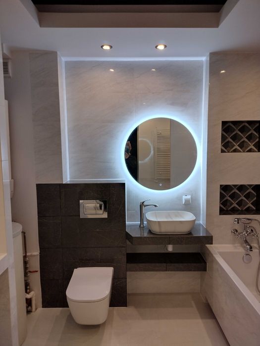 Glazura łazienki wykończenia wnętrz profesjonalne usługi