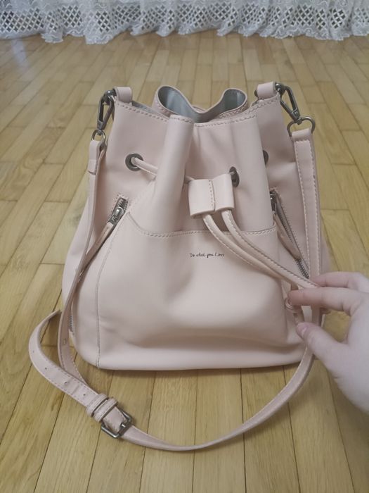 Torebka worek Parfois różowa