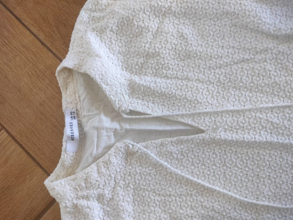 Piękna biała sukienka 40