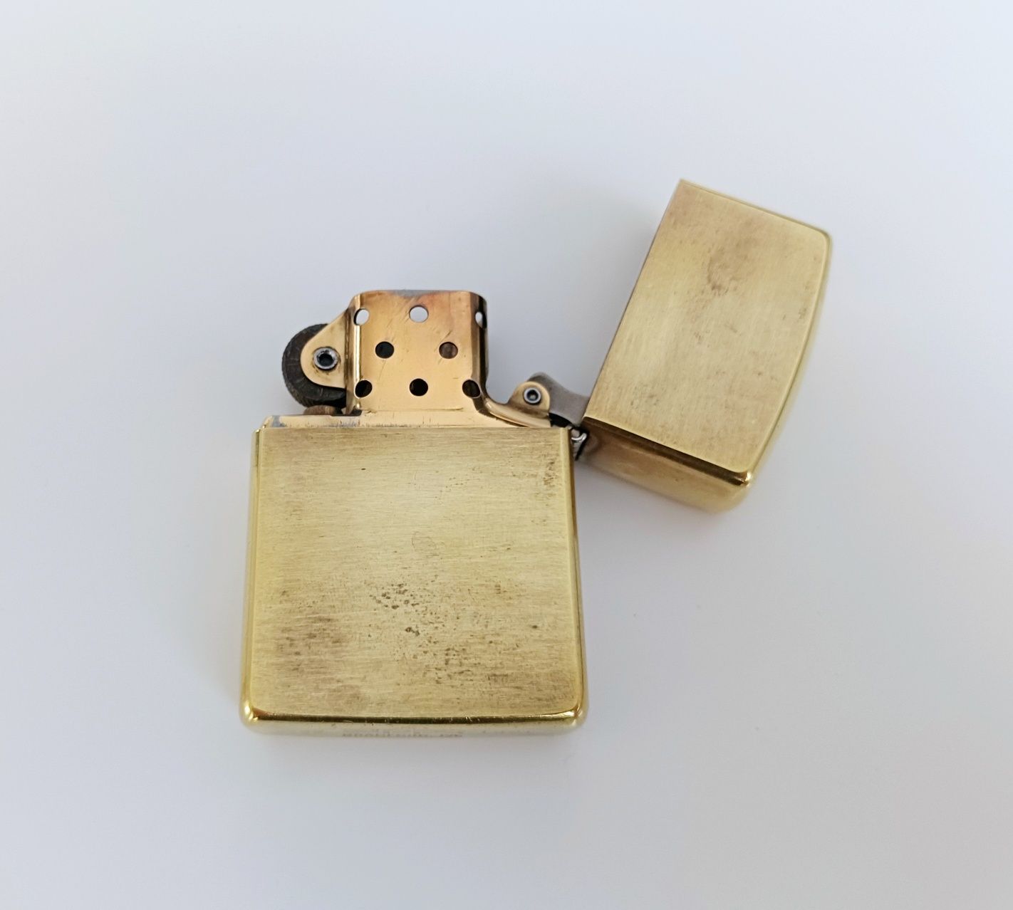 Złota zippo Solid Brass z 1991 roku jak nowa