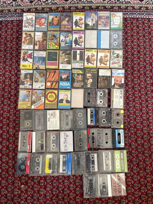 Muzyka na kasetach kastety magnetofonowe pop rock