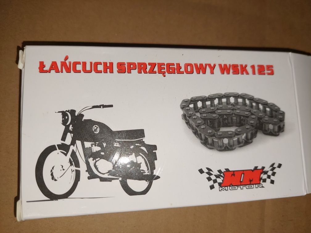 Nowy lancuszek sprzeglowy silnik wsk125 wfm