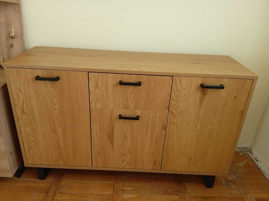 Komoda  okleina dębowa