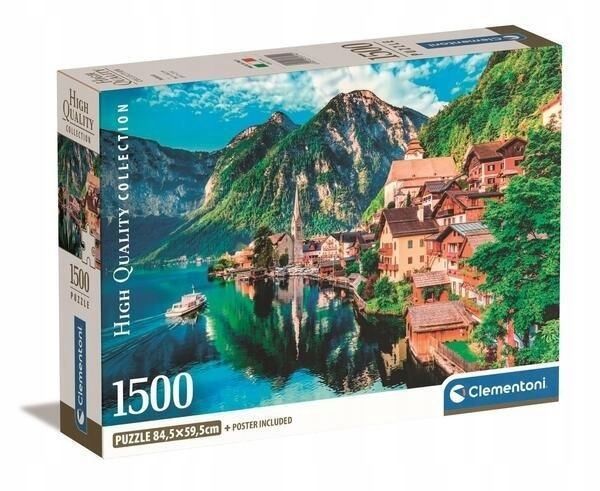 Puzzle 1500 Compact Hallstatt, Clementoni