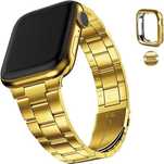 Fullmosa bransoleta etui do Apple Watch SE2 10/9/8/7/6 42/45/49 złota
