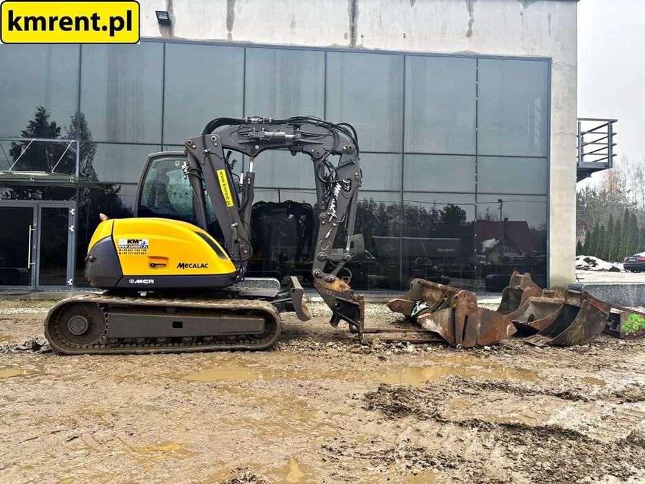 Mecalac 8 MCR MINI-KOPARKA 2014R. | 6 MCR JCB 8055 8080 KUBOTA KX KOMATSU PC88
