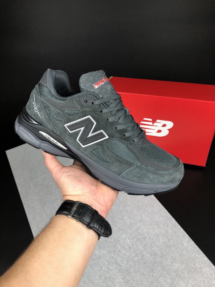 РОЗПРОДАЖ! Кросівки New Balance 990 Grey | 42-46