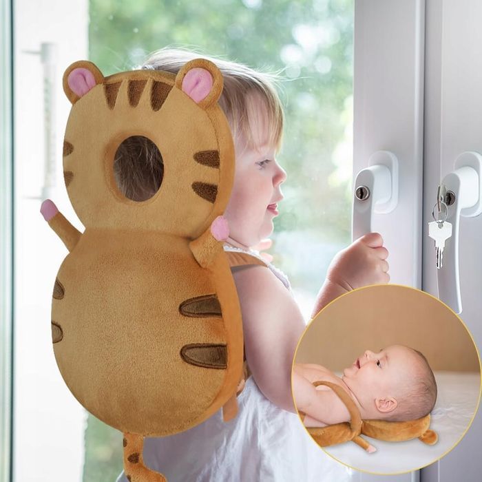 Ochraniacz głowy dziecka do nauki chodzenia Tygrys + gratis