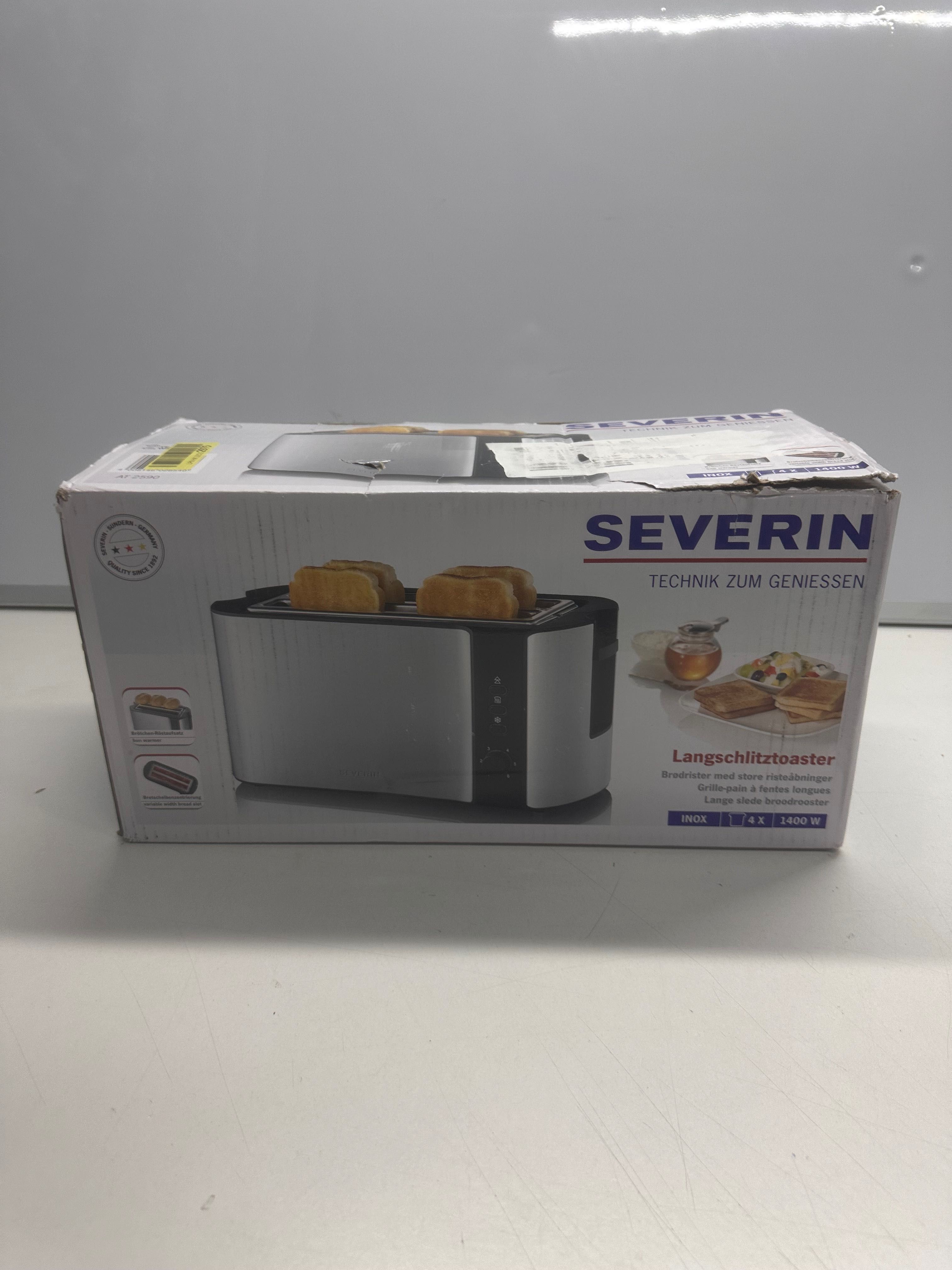 Toster Severin AT 2590 srebrny/szary 1400 W P18A27