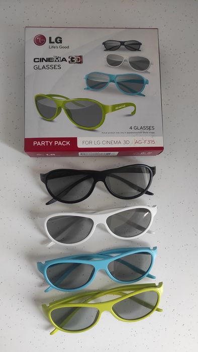 Okulary LG sinema 3D Zestaw 4szt