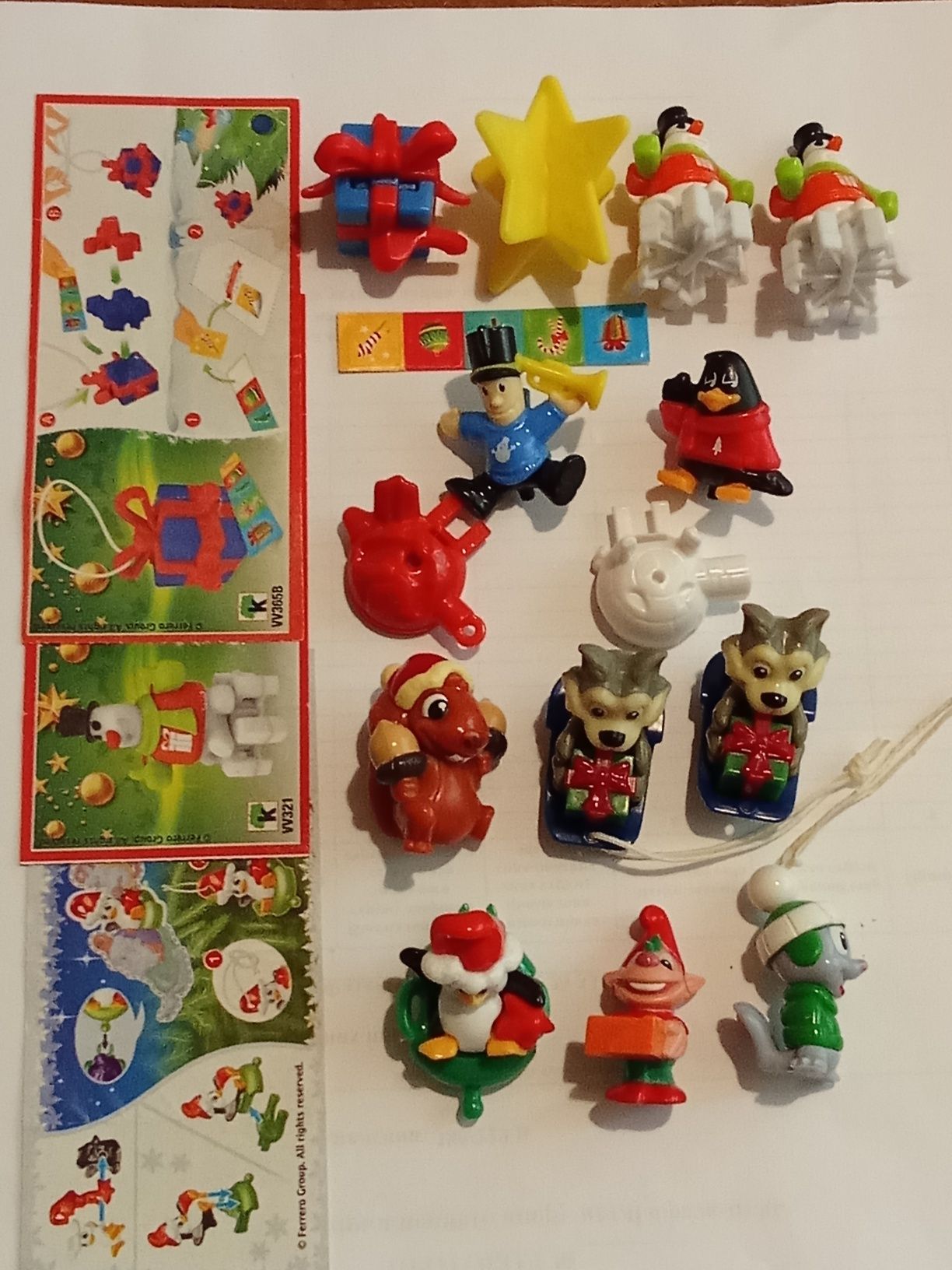 Продам киндер игрушки из Рождественских, Новогодних и Пасхальных серий