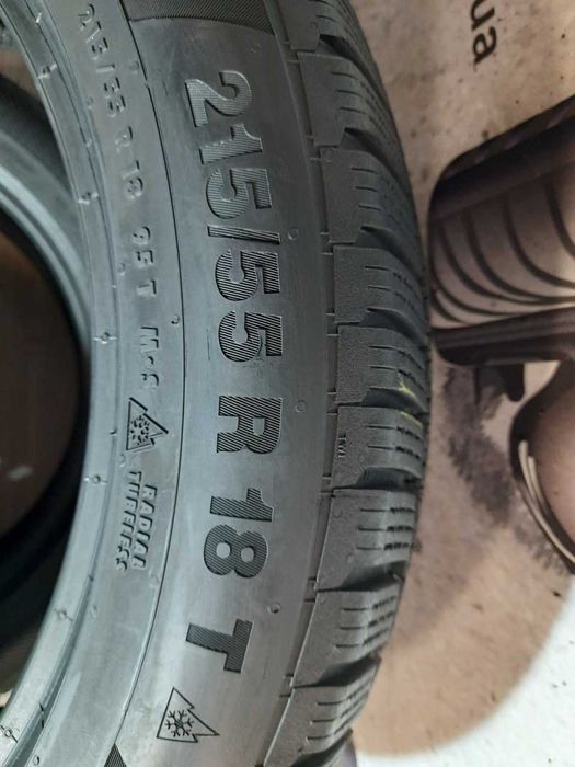 Шини 8мм 215/55 R18 CONTINENTAL WinterContact TS850P б/у зима склад