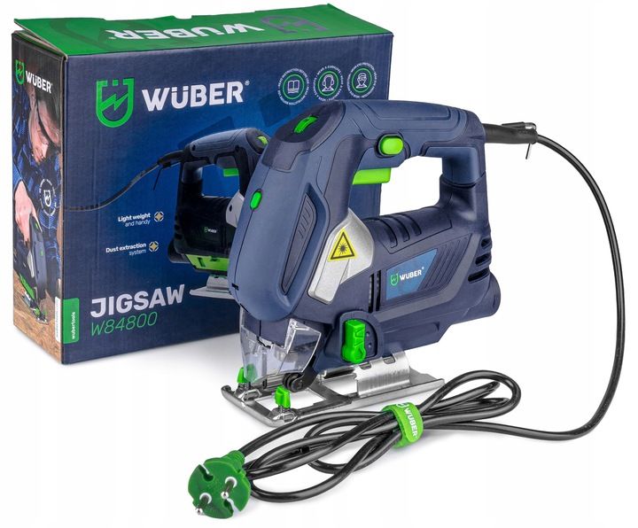 Wyrzynarka Piła Do Drewna Metalu Przecinarka Laser + 10 Brzeszczotów