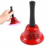 Dzwoneczek Ring For Sex Czas Na Sex Zabawny Gadżet Czewony