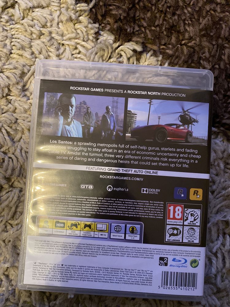 GTA 5 jogo para ps3