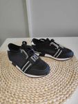 czarne trampki adidasy rozmiar 25 cekiny River Island