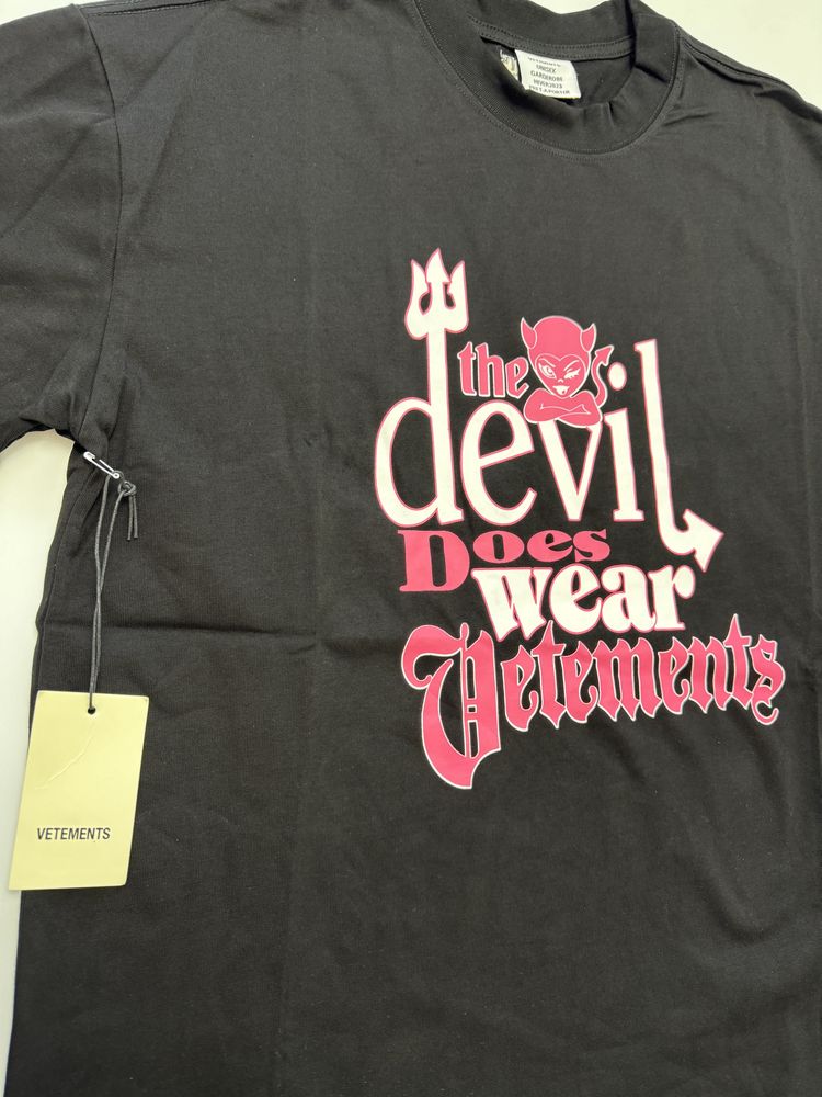 футболка Vetements Devil does wear ветмо balenciaga alyx rick owens