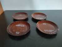 4 talerzyki porcelitowe Tułowice