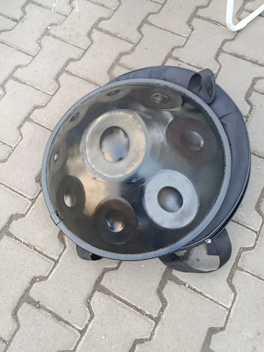 Барабан, Ханг, hang drum музичний інструмент із чохлом на 9 нот