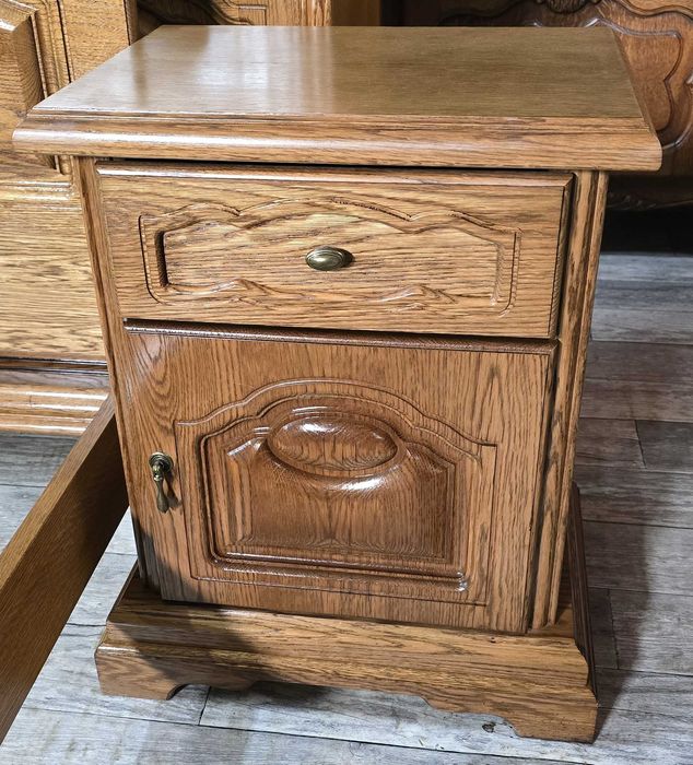 Rustykalny Komplet Mebli Do Sypialni / Sypialnia Dębowa / Przes. drzwi