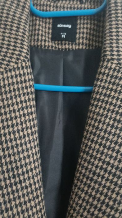 Jesienna marynarka damska .Rozmiar M..Pepitka brąz/czarna