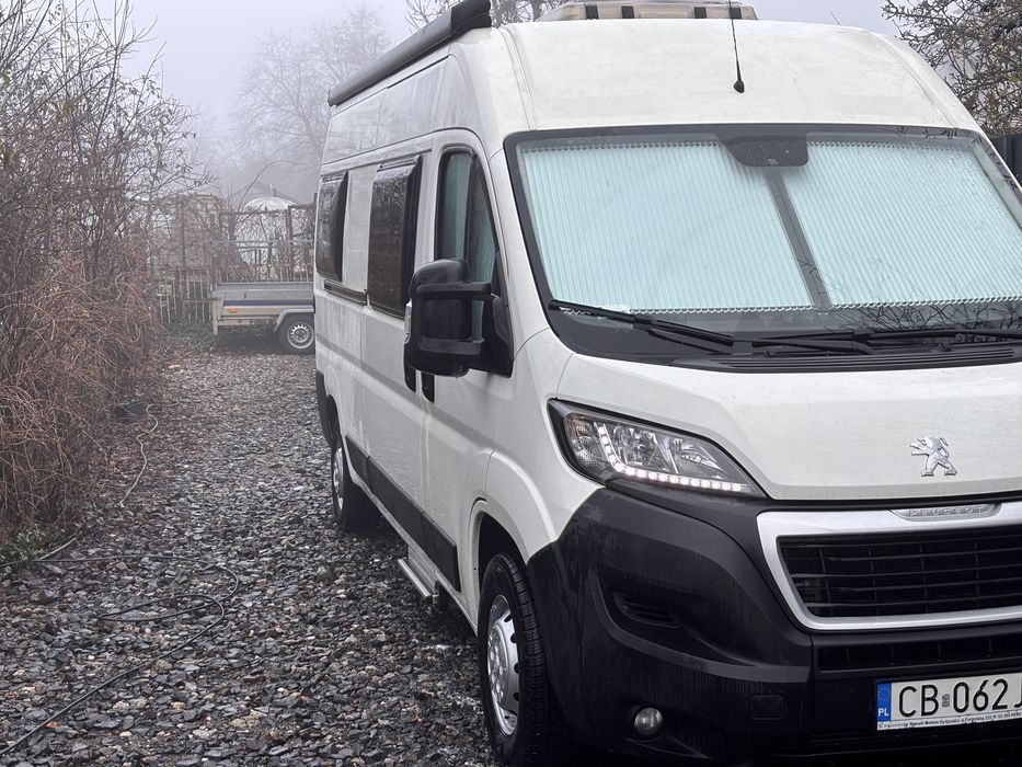Kampervan Peugeot boxer 2019r zabudowa possl 2,0 hdi 130 KM 125tys km
