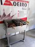 CHURRASQUEIRA INOX A CARVÃO (800X600X950MM) - Valor c/ IVA