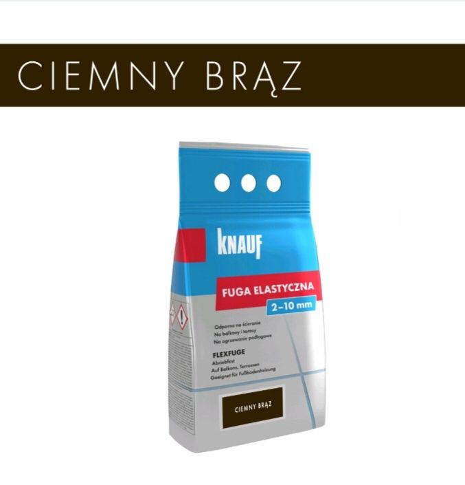 Fuga knauf  ciemny braz
