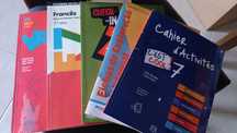 Livros de fichas/cadernos de exercícios 7° ano