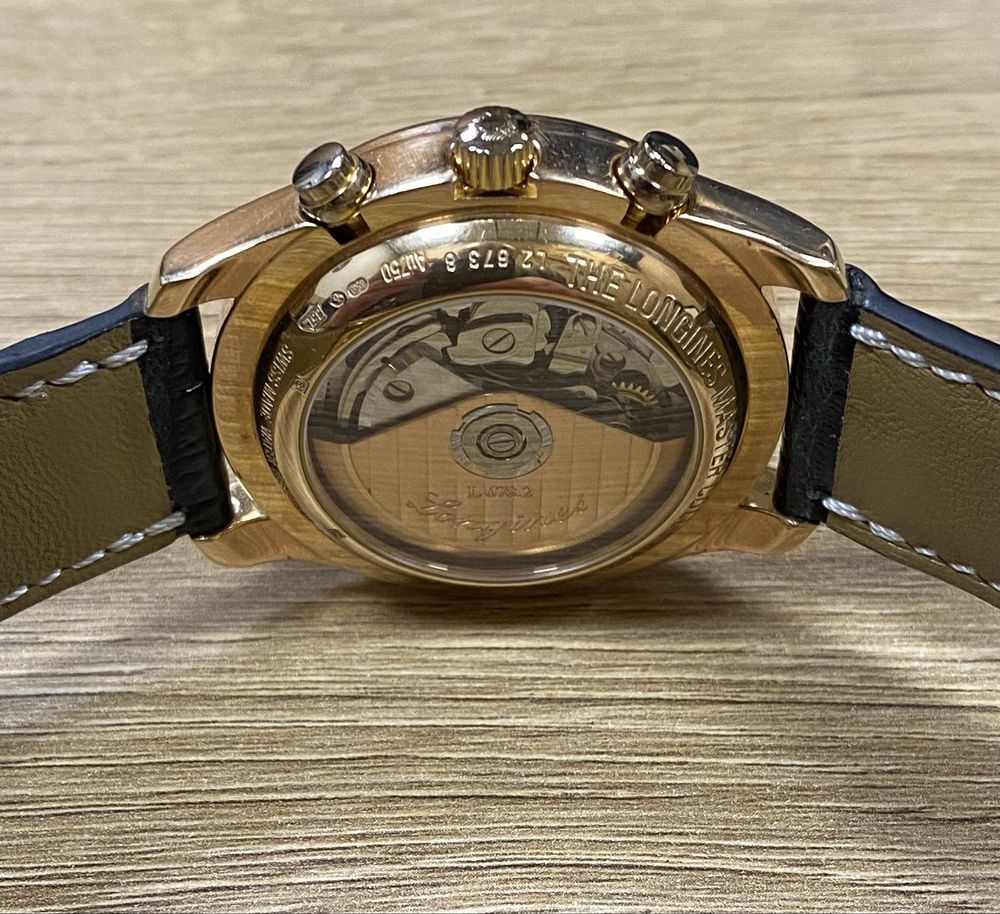 Золотий годинник Longines Master Collection