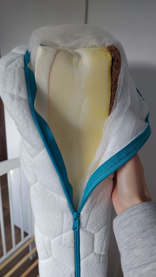 Łóżeczko niemowlęce łóżko dziecięce 120x60cm z materacem Fiki Miki