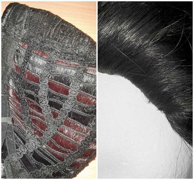Tanjirou Kamado Demon Slayer cosplay wig peruka czerwona czarna krótka