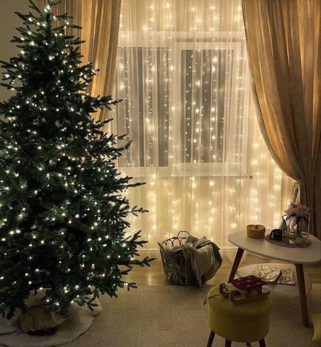 ТРЕНД! Гірлянда штора роса 3*2 та 3*3