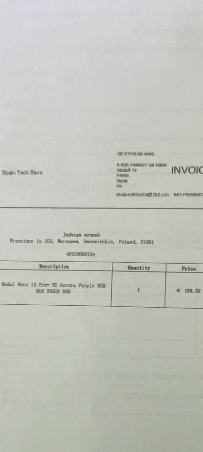 Smartfon Xiaomi Redmi note 13 PRO PLUS 5g