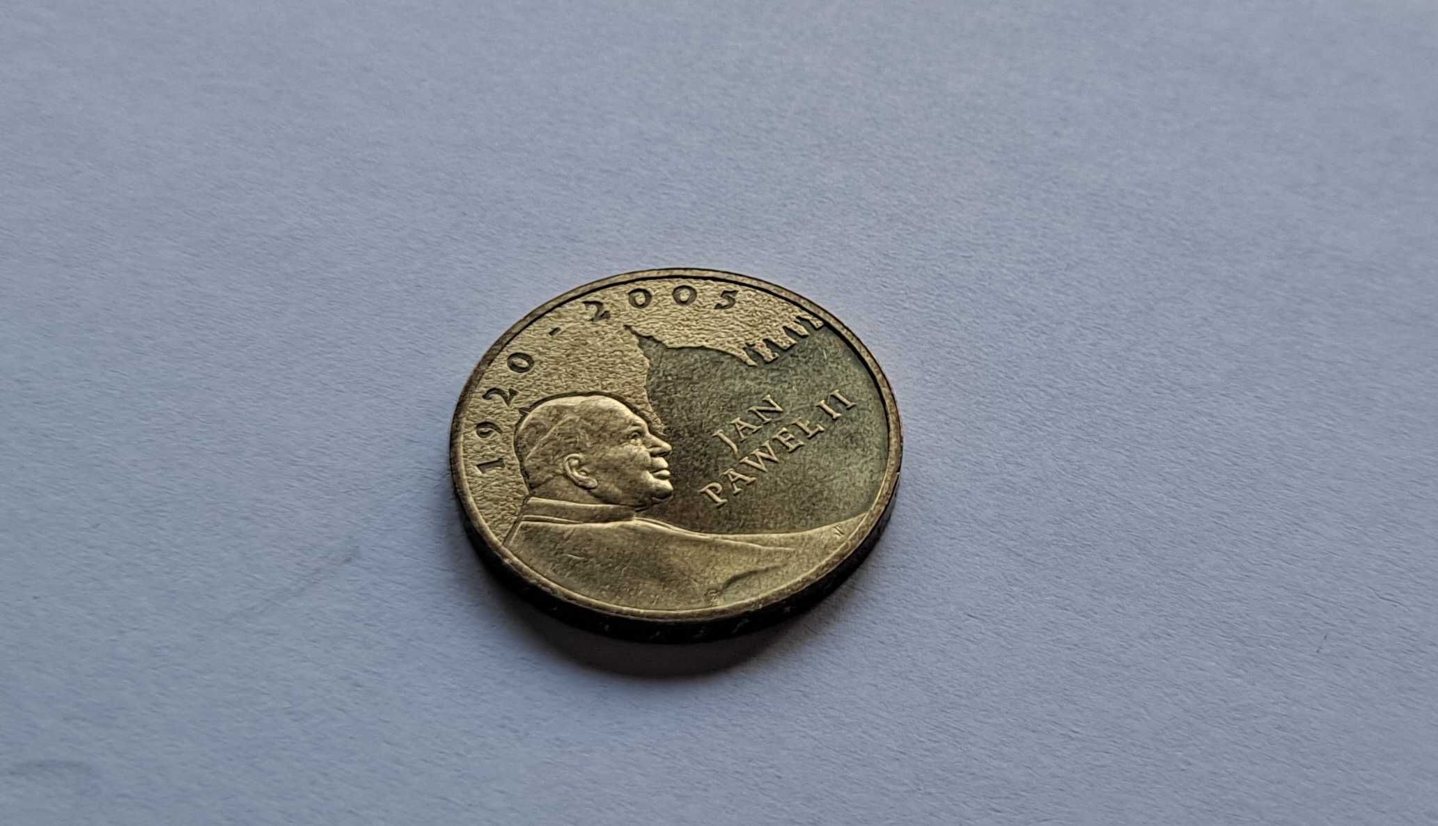 Moneta 2 zł Jan Paweł II 2005r.
