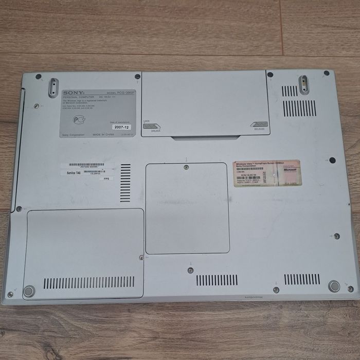 Ноутбук Sony VAIO VGN-FZ21MR  Intel core 2 duo 2.0, ОЗУ 3gb, hdd 160gb
