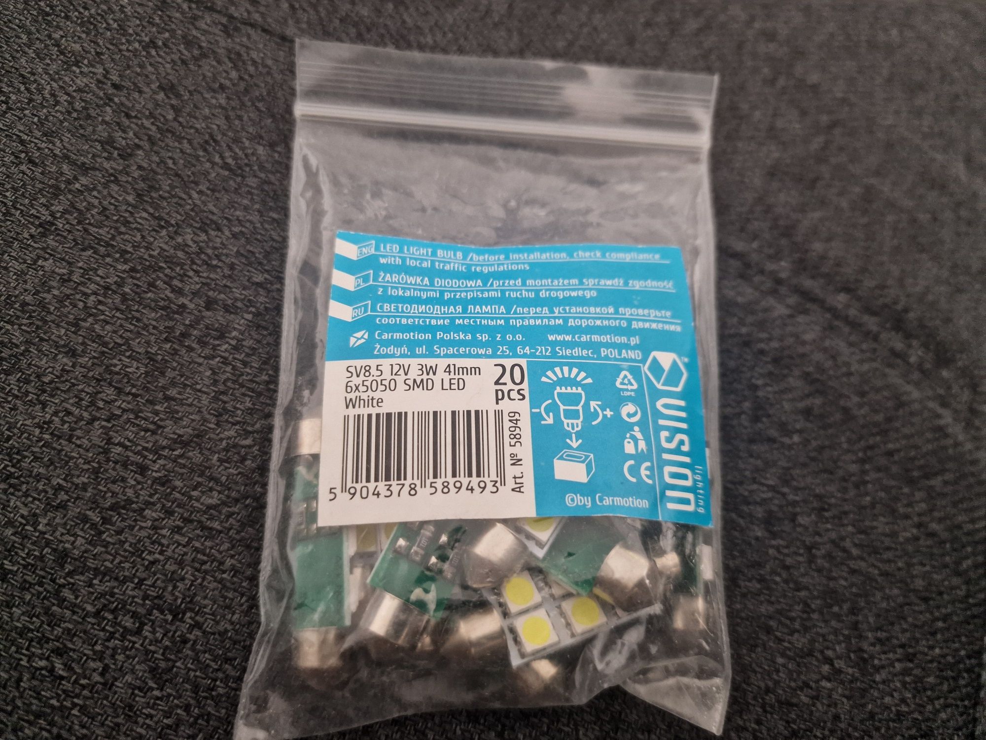 Żarówka C5W 12V 3W 41mm LED