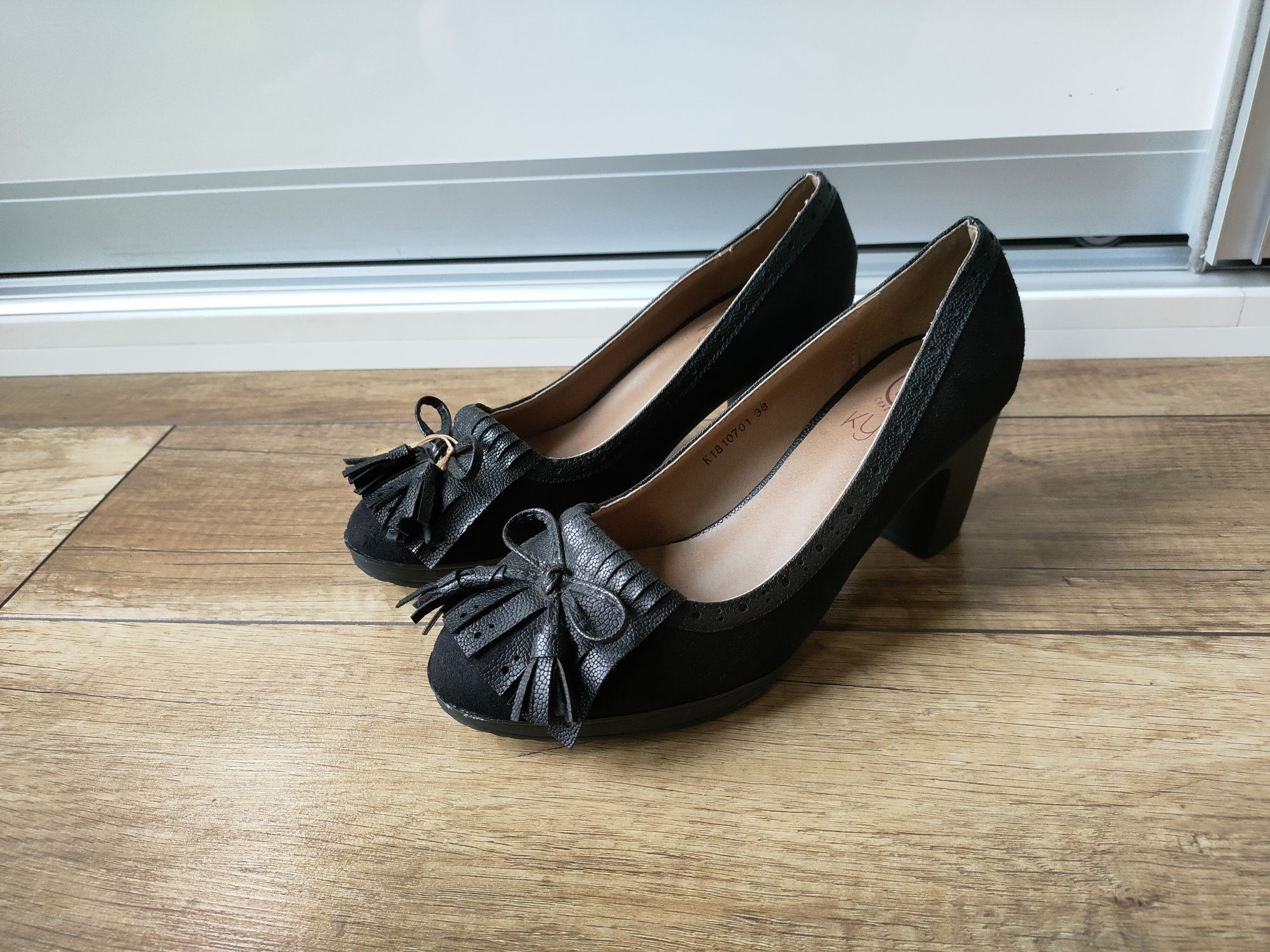 Czółenka Kylie Crazy Shoes buty na obcasie Sabela r. 38 25cm
