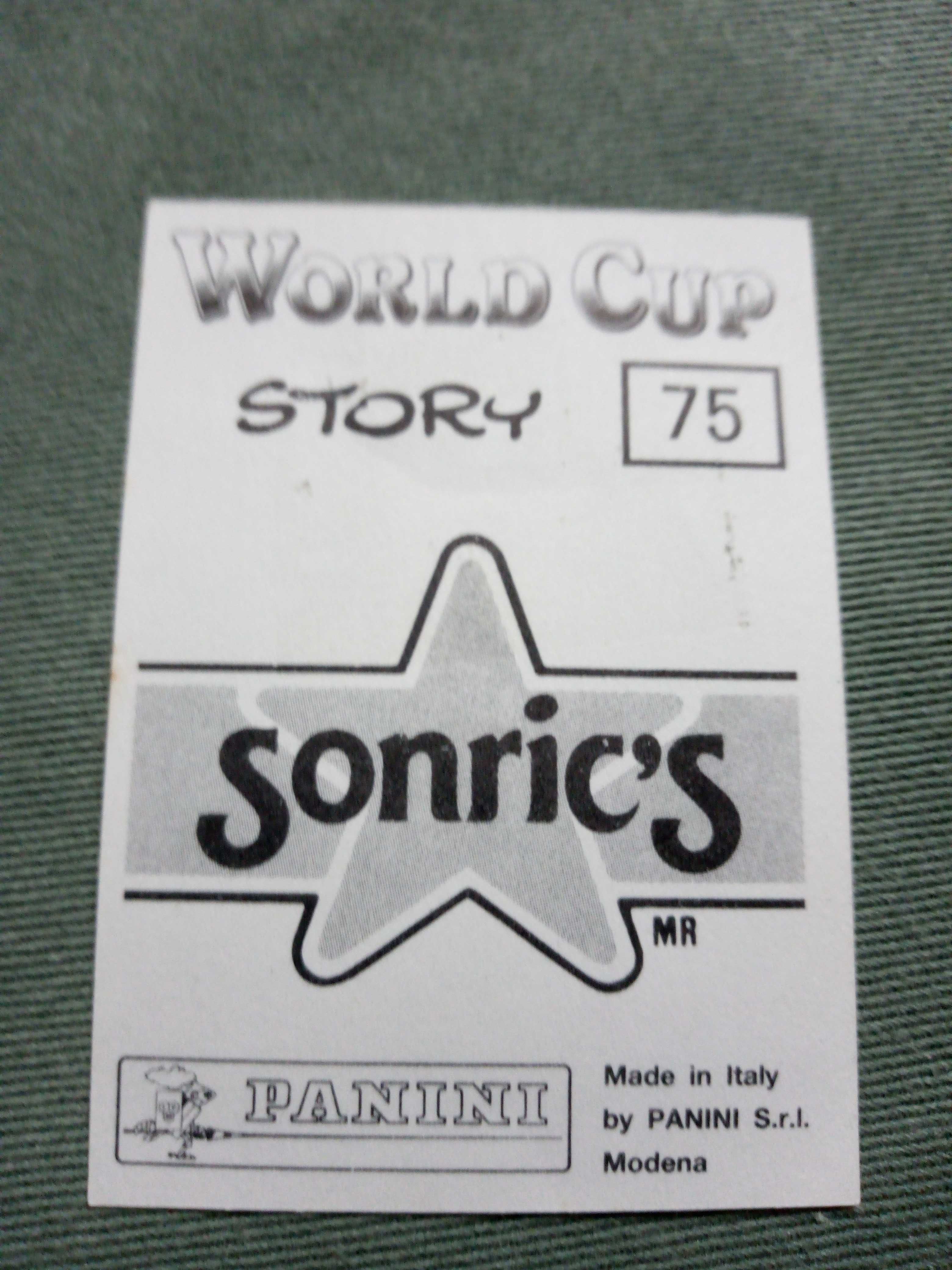 Cromo Panini World Cup Story de Josef Heynckes no Mundial 74