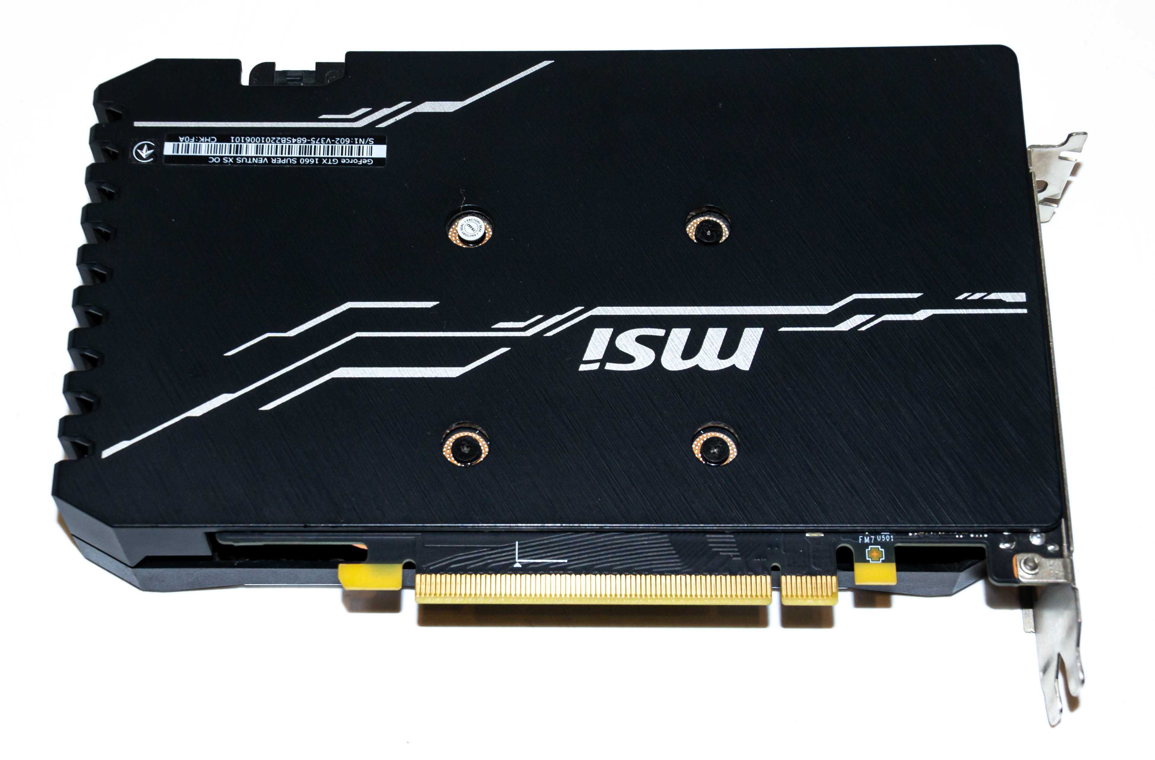 nVidia GeForce GTX1660 Super MSI Ventus XS 6GB HDMI DP