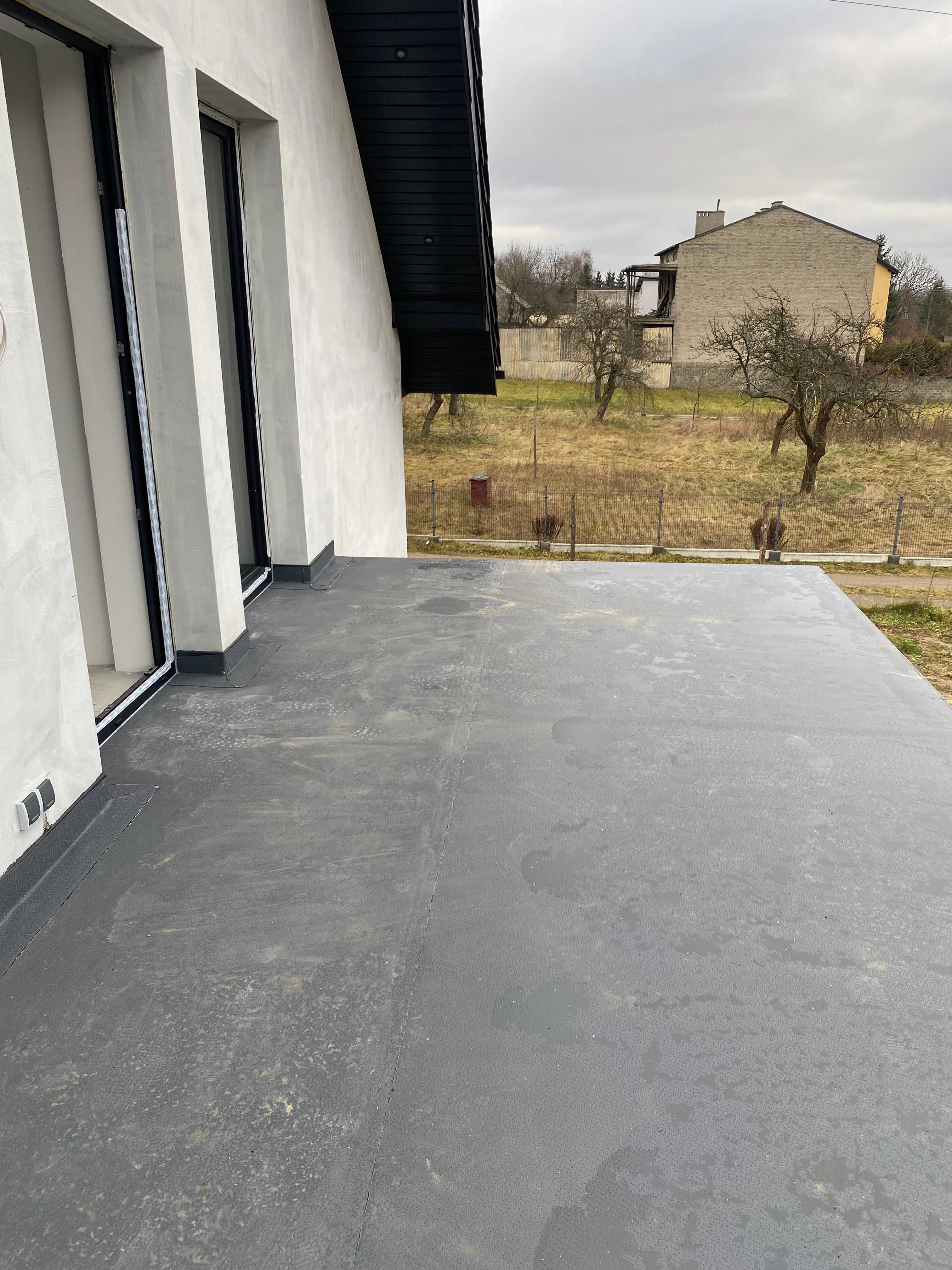 Hydroizolacja membranami EPDM, PVC dach płaski, balkon ,taras