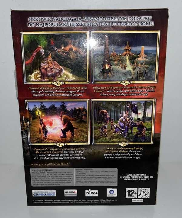 Heroes Of Might Magic V Dzikie Hordy BOX PL