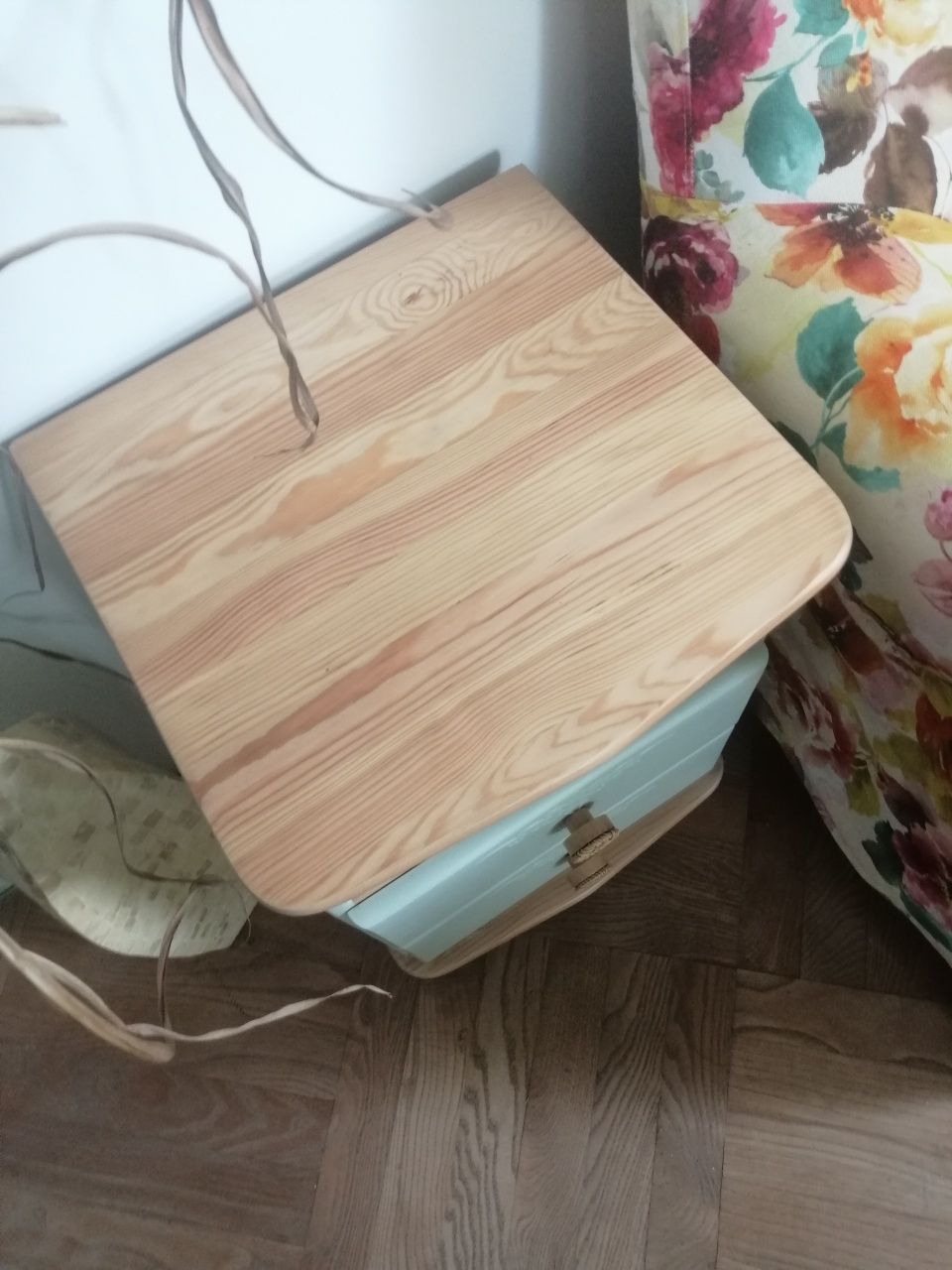 Szafka nocna drewno stylizowana ręcznie