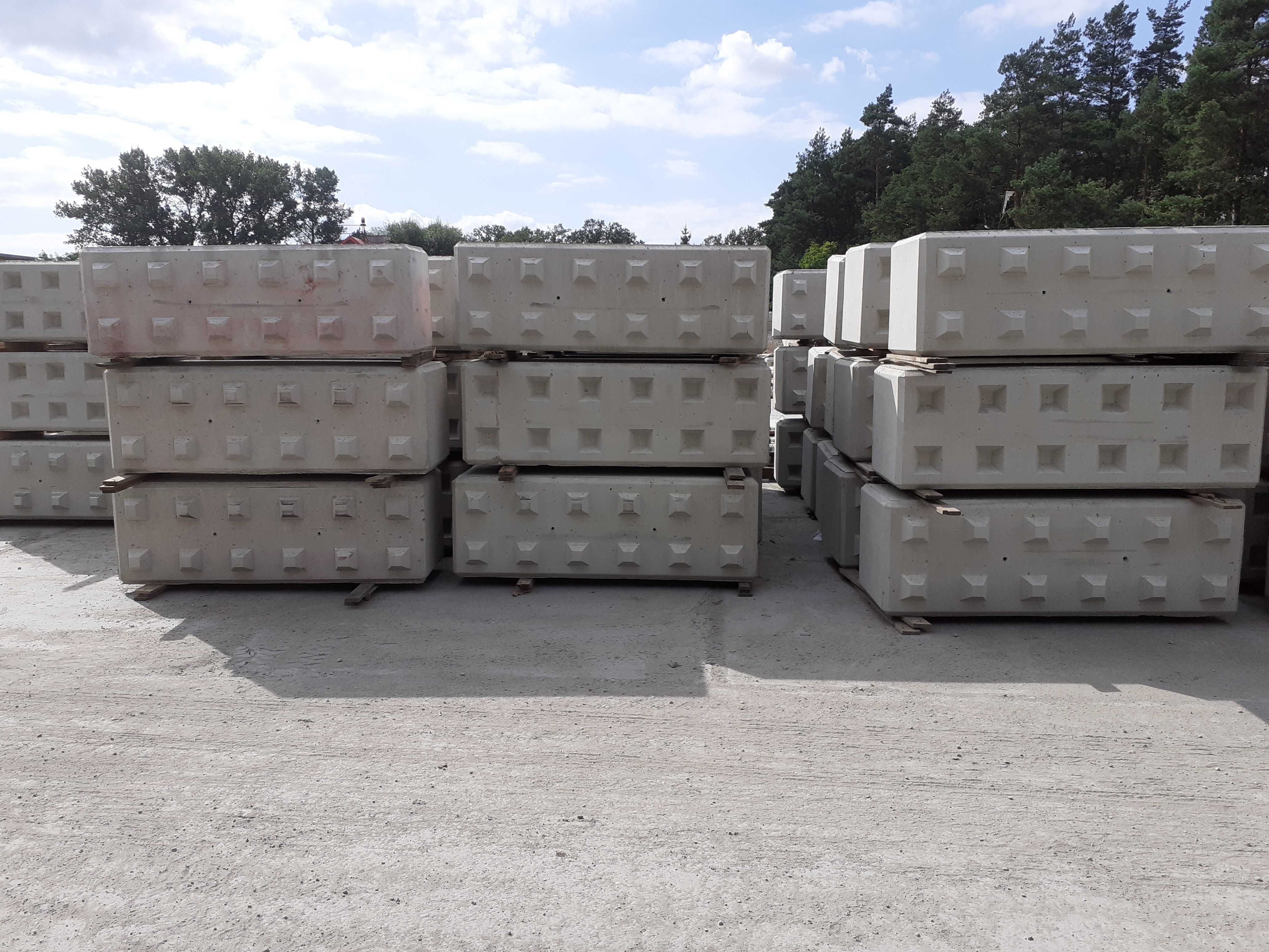 Bloki betonowe ściany betonowe klocki betonowe boksy ściany oporowe