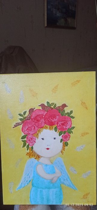 Продам картину 25*35 по мотивам работ Гапчинской