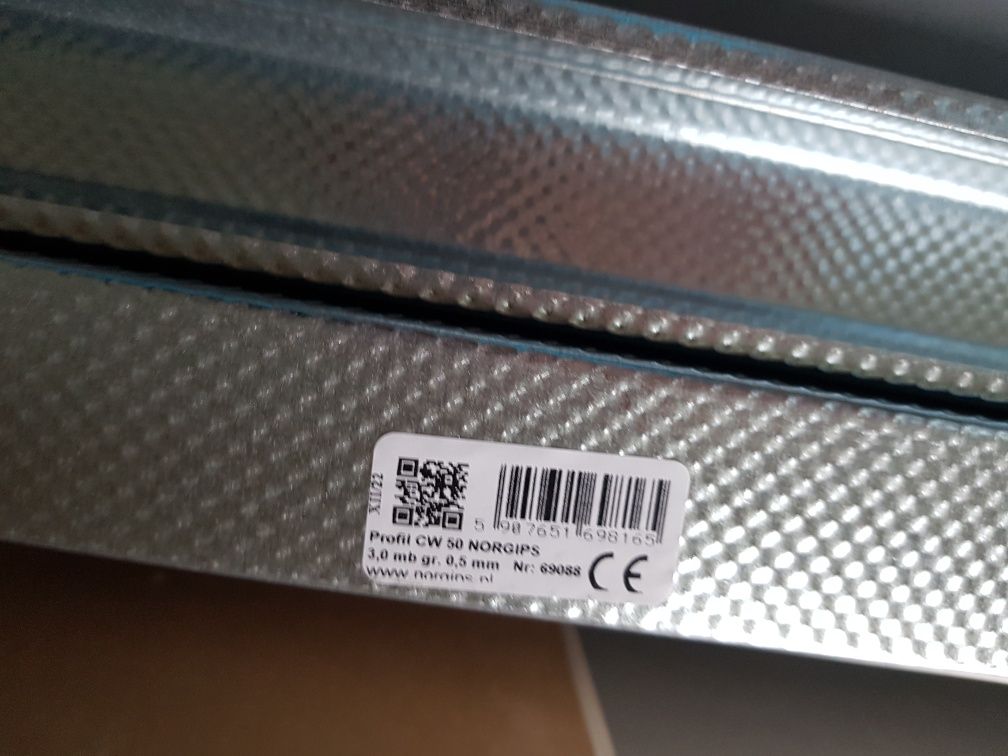 2 profile aluminiowe cw 50 norgips 3 m profil
