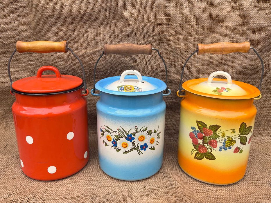 Бидончик эмалированный 3 л. СССР